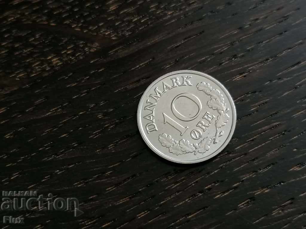 Монета - Дания - 10 оре | 1972г.
