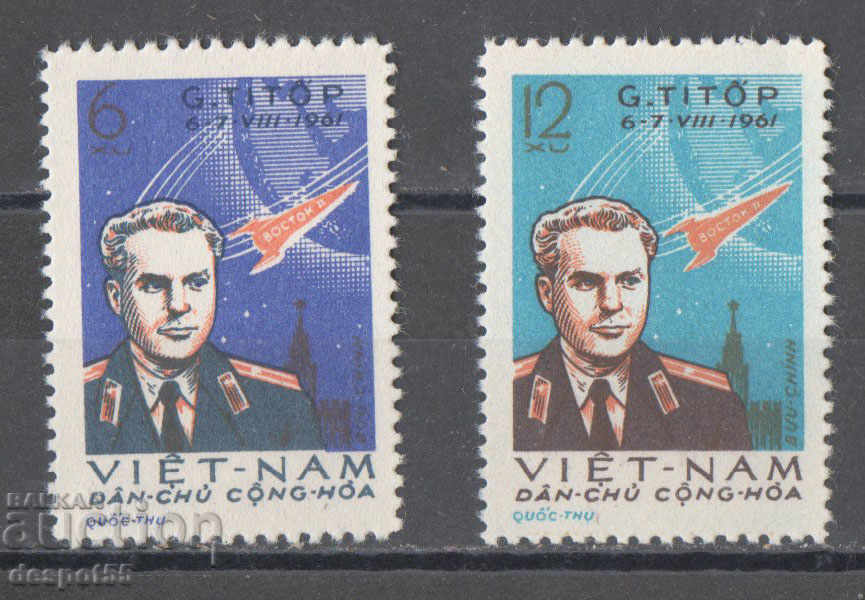 1961. Vietnam. Second space flight - German Titov.