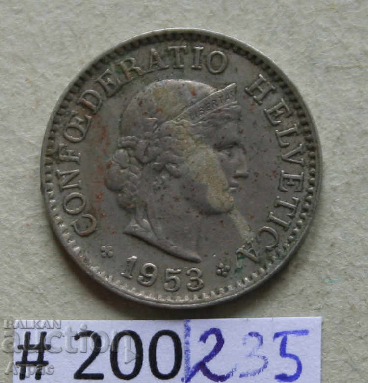 5 rapese 1953 Switzerland with price € 0.31 | 0.61 BGN