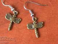 BRASS METAL EARRINGS