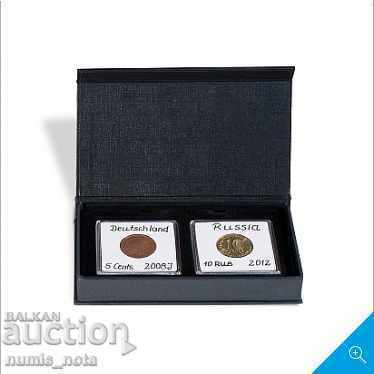 кутия за съхранение на  2 монети в капсули QUADRUM AIRBOX
