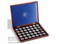 луксозна кутия VOLTERRA за 35 броя 2-еврови монети  капсули