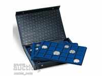 coin storage and presentation box with 4 panels LEUCHT