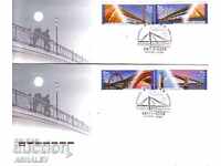 Росия 2008  Архектура – Мостове 4м- 2 FDC