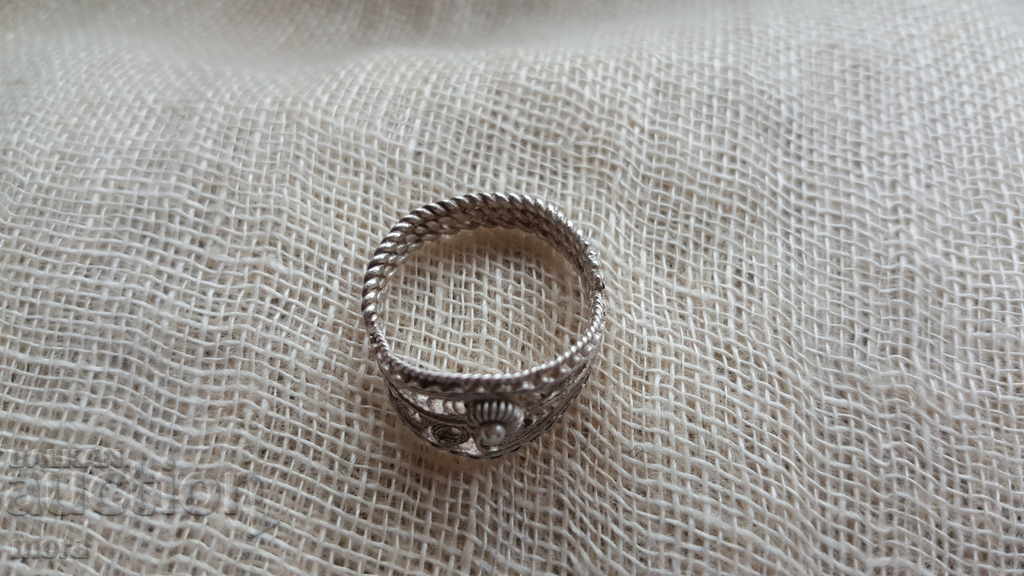 Inel din filigran argintiu - 5 Inel din filigran argintiu - 5