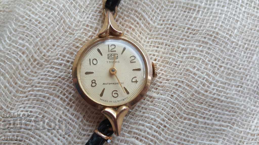 Позлатен немски дамски часовник