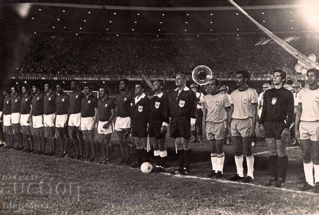 SOCCER BADGE-MINI WORLD CUP-1972-BRAZIL-ORIGINAL - 5 SOCCER BADGE-MINI WORLD CUP-1972-BRAZIL-ORIGINAL - 5