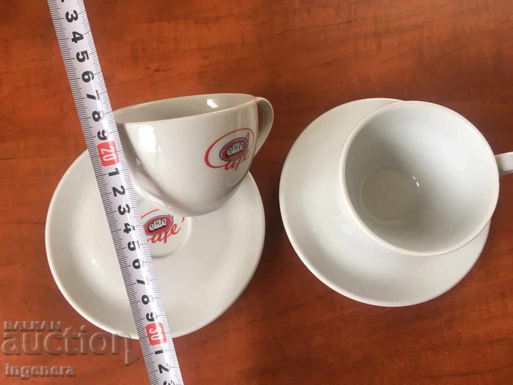 Licitație CEȘCĂ FARFURIOARĂ CEAI CAFEA PORȚELAN-2 BUC