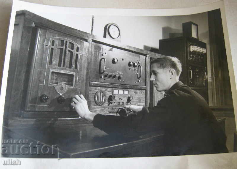 1949 kolkhoznik Stavropol Ρωσία ερασιτεχνική ραδιοφωνική φωτογραφία