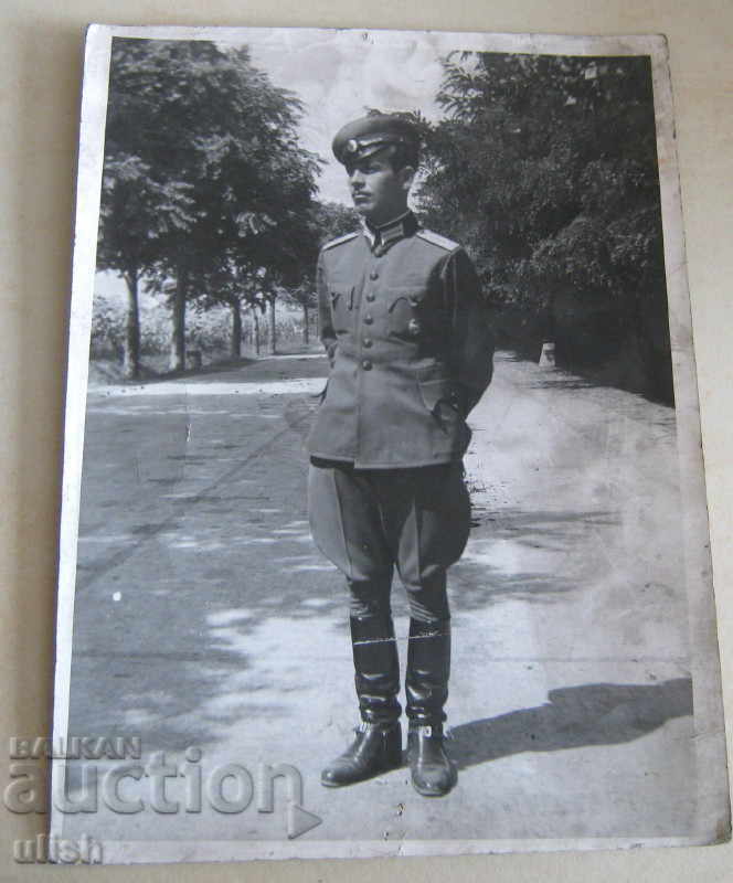 Fotografie uniformă a ofițerului regal al Regatului Bulgariei din Bulgaria