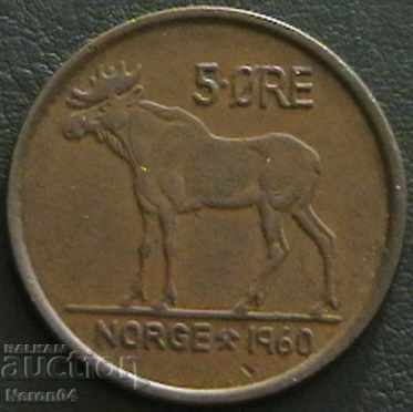 5 öre 1960, Norvegia