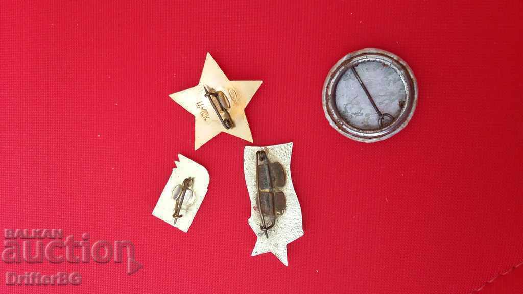 Lot of badges, 3 pieces with price 5.50 BGN | € 2.81 Lot of badges, 3 pieces with price 5.50 BGN | € 2.81