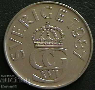 5 kroner 1987, Sweden with price 1.49 BGN | € 0.76