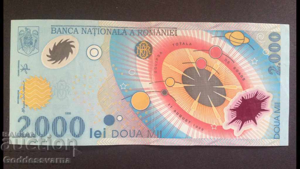 Romain 2,000 lei 2000 with price 2.00 BGN | € 1.02