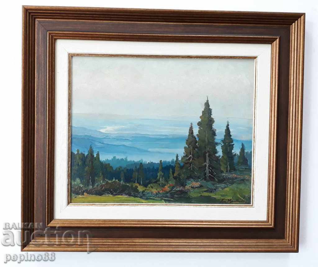 Kiril Mateev - Rila landscape with price 2000.00 BGN | € 1022.58 Kiril Mateev - Rila landscape with price 2000.00 BGN | € 1022.58