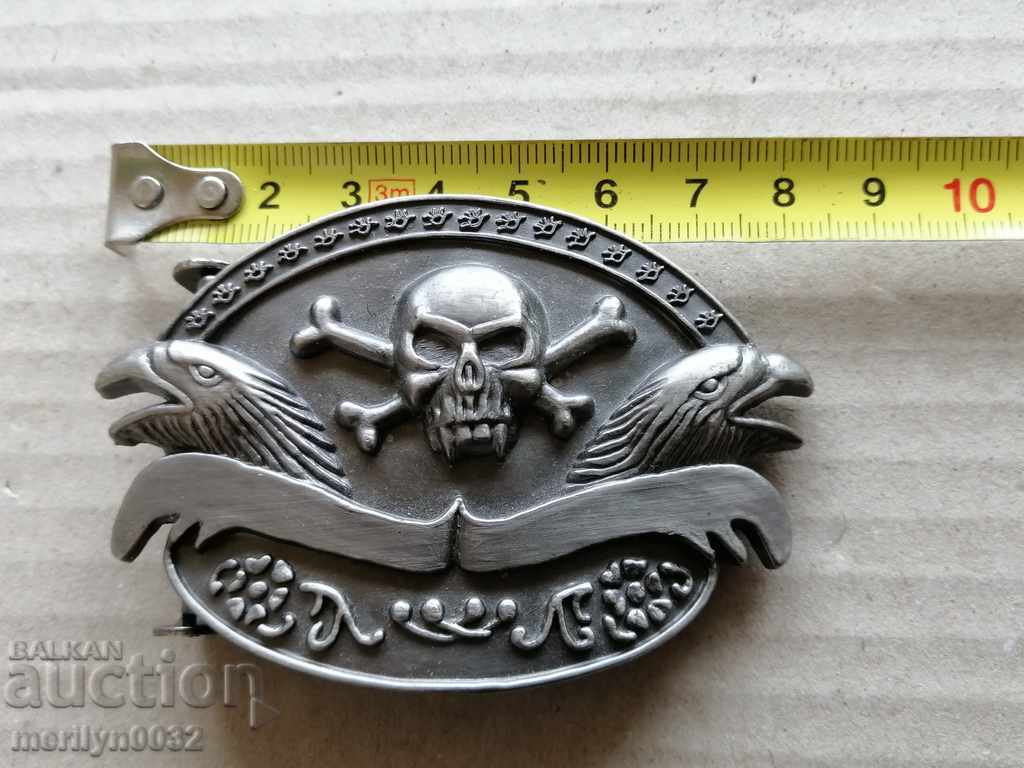 Auction Belt Heel, Buckle, Heavy Metal Rocker Auction Belt Heel, Buckle, Heavy Metal Rocker