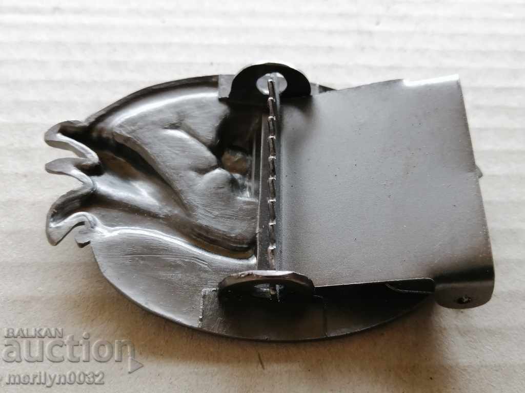 Belt Heel, Buckle, Heavy Metal Rocker - 6 Belt Heel, Buckle, Heavy Metal Rocker - 6