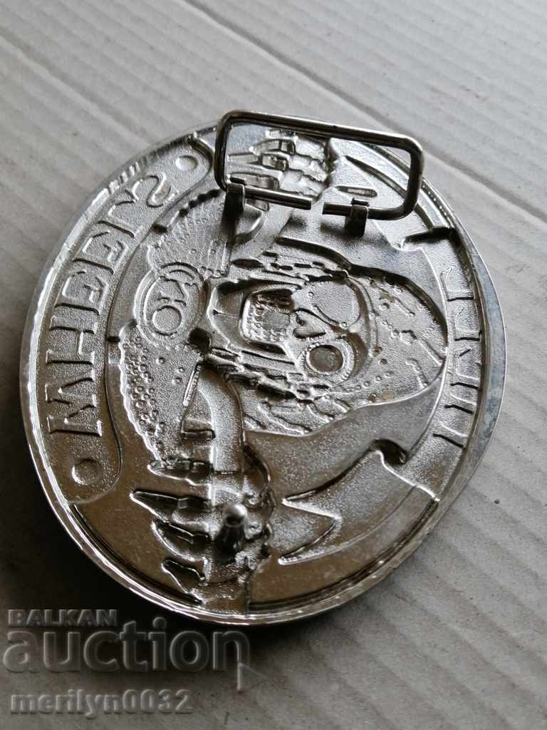 Belt Heel, Buckle, Heavy Metal Rocker - 6