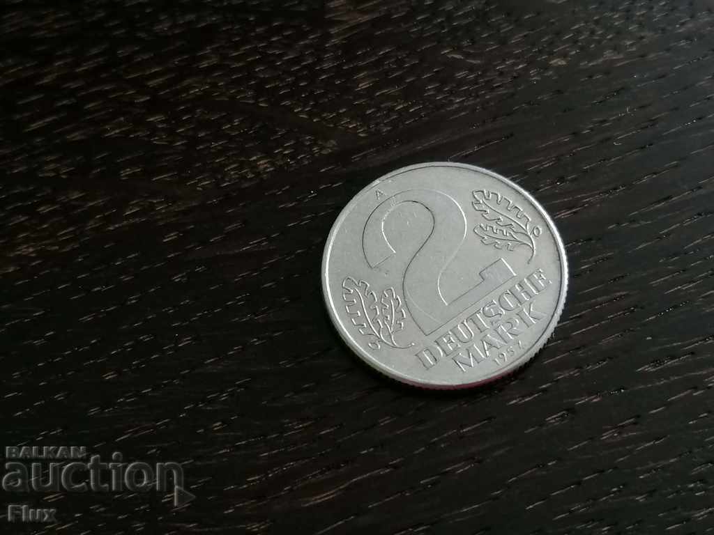 Coin - Germania - 2 mărci 1957. Seria A