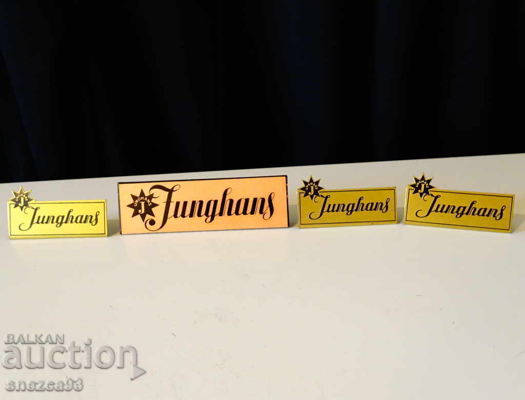 Swiss plate, Junghans logo. - 5 Swiss plate, Junghans logo. - 5