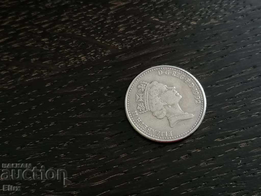 Moneda - Marea Britanie - 10 pence | 1992. cu preț 0.95 BGN | € 0.49