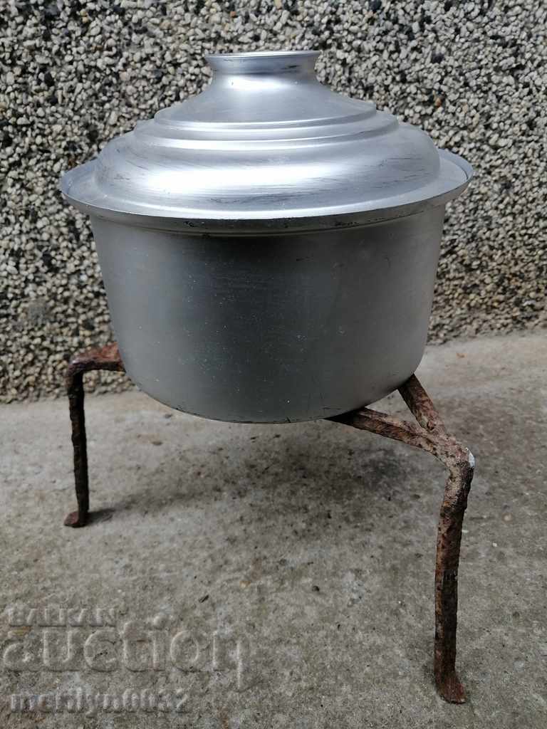 Δοχείο χαλκού με καπάκι από φούρνο χαλκού - 6