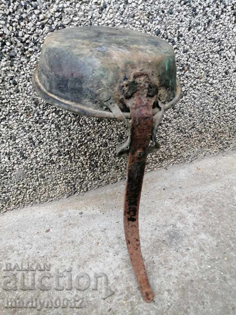 An old copper pan, a baker, a tray, a copper pot with price 69.00 BGN | € 35.28