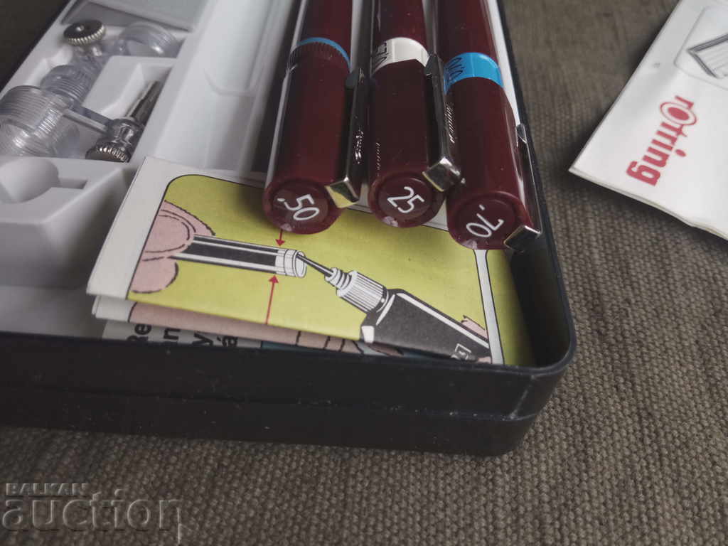 Rapidographs Rotring Isograph with price 30.00 BGN | € 15.34 Rapidographs Rotring Isograph with price 30.00 BGN | € 15.34