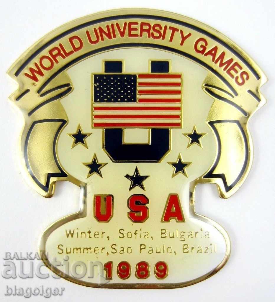 USA-USA STUDENT TEAM-WORLD STUDENT GAMES-1989