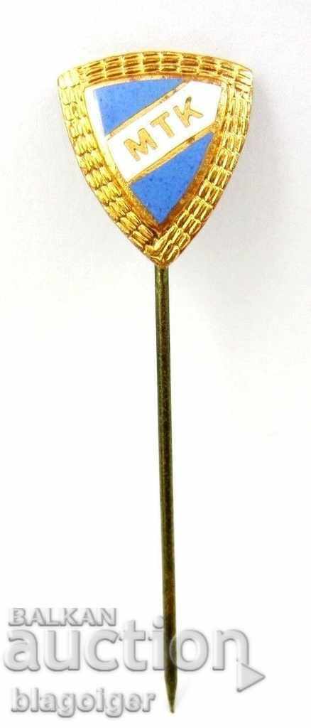 OLD FOOTBALL BADGE-MTK BUDAPEST-ENAMEL with price 8.99 BGN | € 4.60