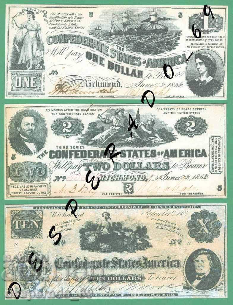 (¯` '• .¸ (Reproduction) United States 1862 (Confederate) UNC-6 with price 15.00 BGN | € 7.67 (¯` '• .¸ (Reproduction) United States 1862 (Confederate) UNC-6 with price 15.00 BGN | € 7.67