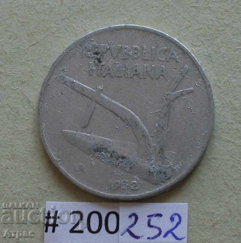 10 λίβρες 1952 Ιταλία με τιμή € 0.20 | 0.39 BGN