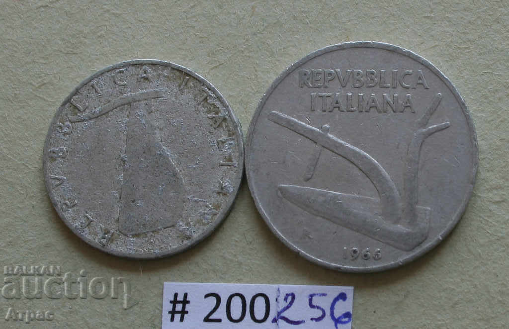 10 lire 1966 Italia lot cu preț € 0.20 | 0.39 BGN