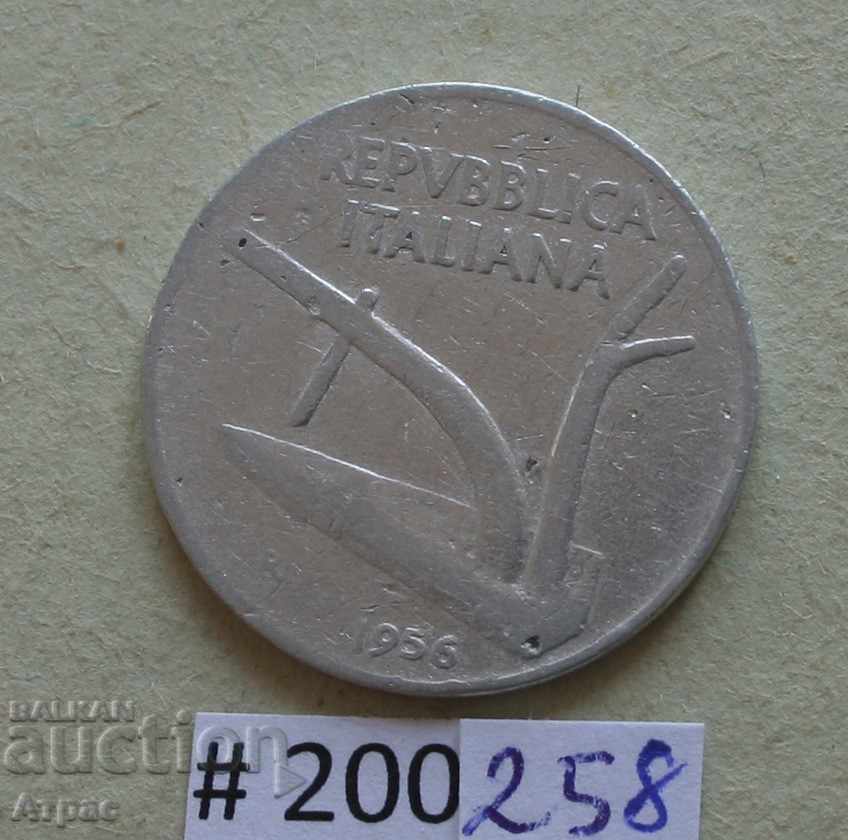 10 lire 1956 Italia cu preț € 0.20 | 0.39 BGN