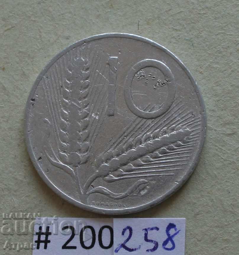 10 lire 1956 Italia