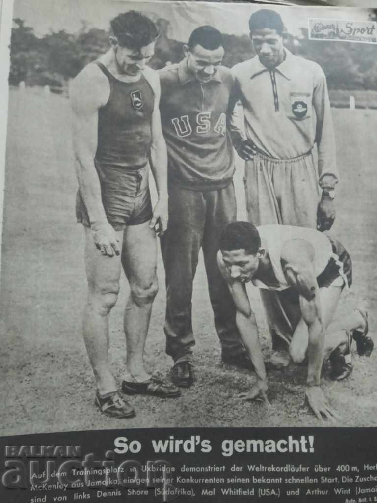 sports magazine "Wiener Sport" 4 august 1948 with price 15.00 BGN | € 7.67 sports magazine "Wiener Sport" 4 august 1948 with price 15.00 BGN | € 7.67