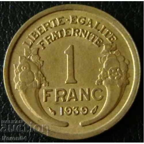 1 Φράγκος 1939, Γαλλία