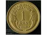 1 франк 1939, Франция