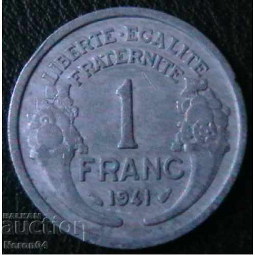 1 φράγκο 1941, η Γαλλία