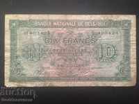 Belgium 10 Francs 1943