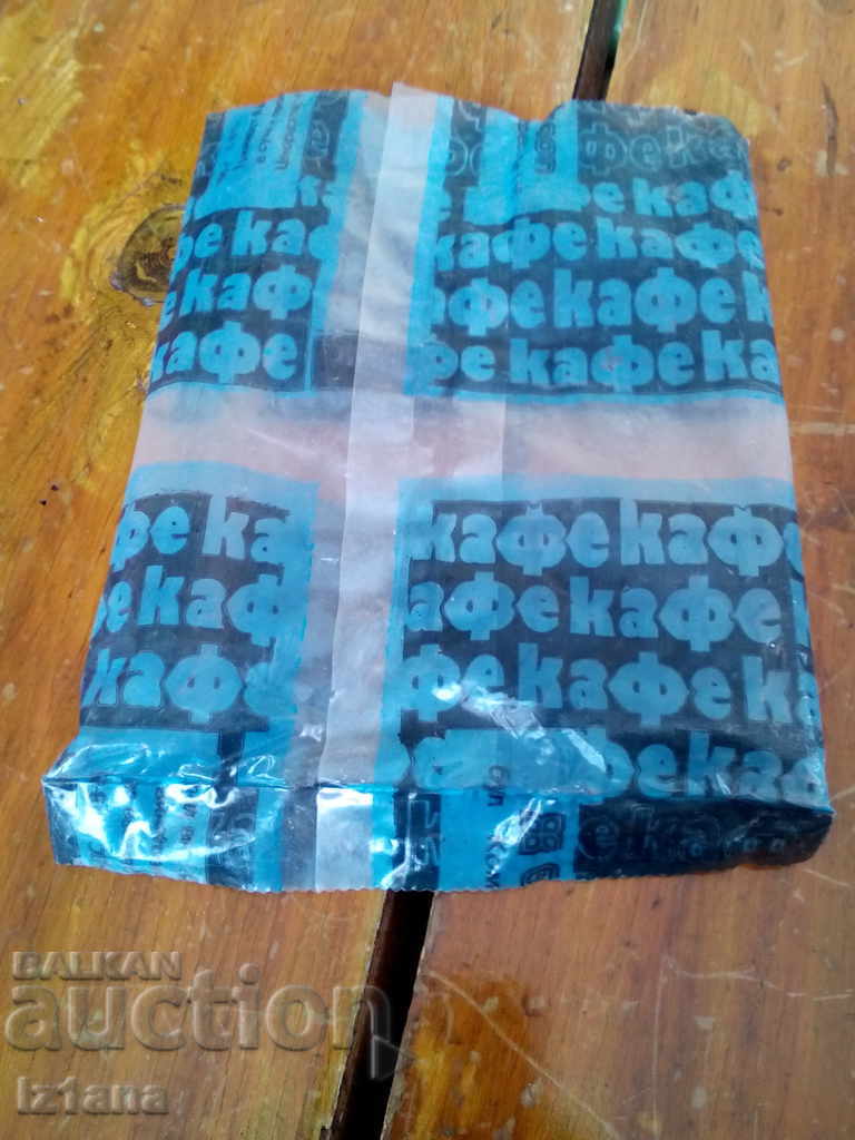 Old pack of evening coffee with price 5.00 BGN | € 2.56 Old pack of evening coffee with price 5.00 BGN | € 2.56