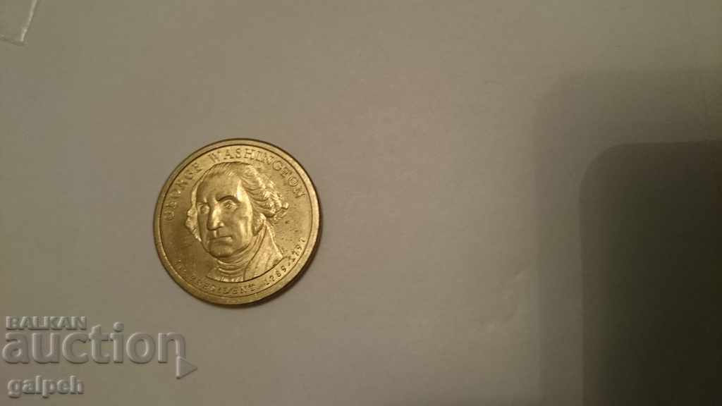 US $ 1 - $ 1 by President George Washington 2007 with price 5.49 BGN | € 2.81 US $ 1 - $ 1 by President George Washington 2007 with price 5.49 BGN | € 2.81