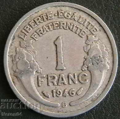 1 Franc 1946 Β, Γαλλία