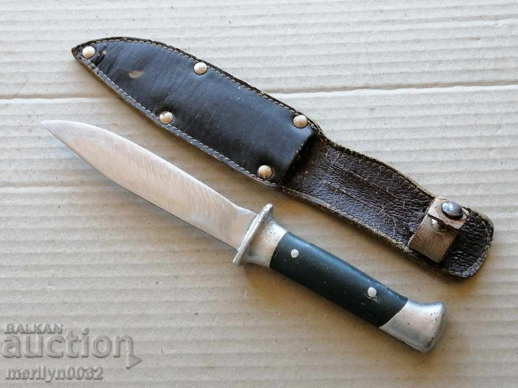 An old tourist knife with a kama dagger, a blade - 5 An old tourist knife with a kama dagger, a blade - 5