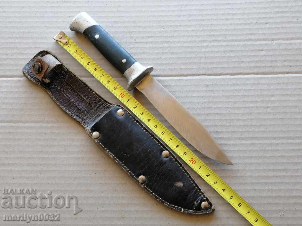 An old tourist knife with a kama dagger, a blade - 6 An old tourist knife with a kama dagger, a blade - 6