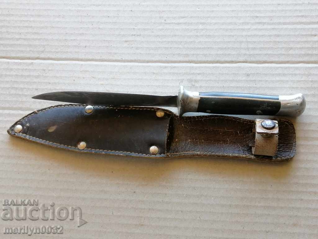 An old tourist knife with a kama dagger, a blade - 7 An old tourist knife with a kama dagger, a blade - 7