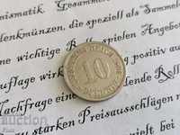Райх монета - Германия - 10 пфенига | 1906г.; серия A