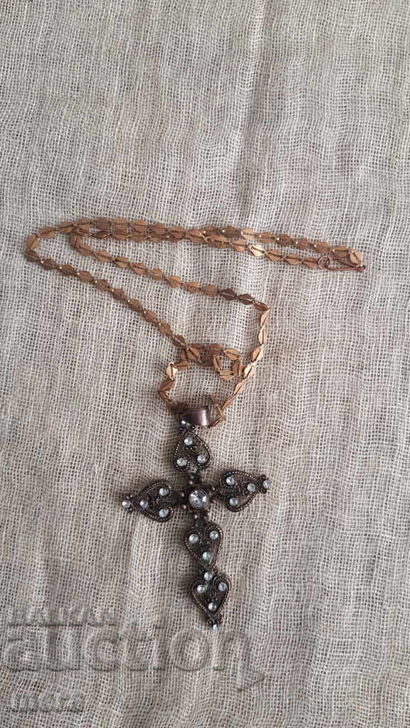 Massive with stones and gilded chain - 5 Massive with stones and gilded chain - 5