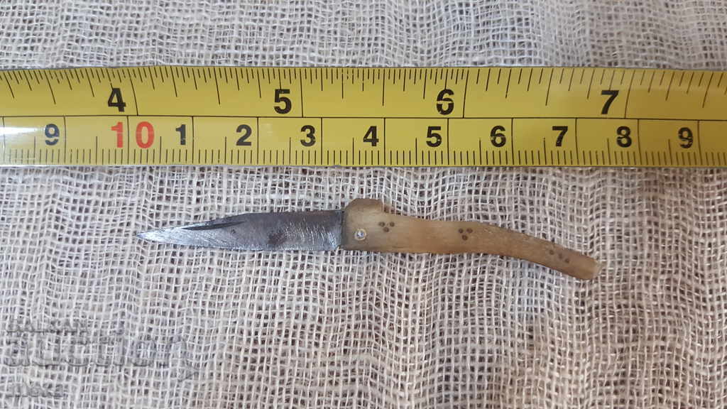 Μικροσκοπικό πόδι από ατσάλι, κόκαλο και ορειχάλκινα ένθετα Μικροσκοπικό πόδι από ατσάλι, κόκαλο και ορειχάλκινα ένθετα