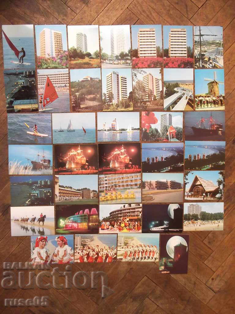 Lot of 38 pcs. cards "Sunny Beach" *